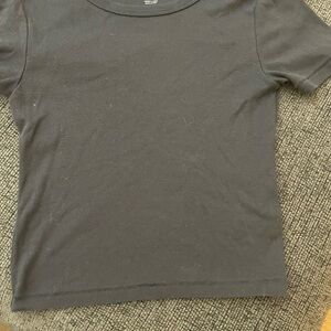 American Eagle Outfitters Charcoal Tee